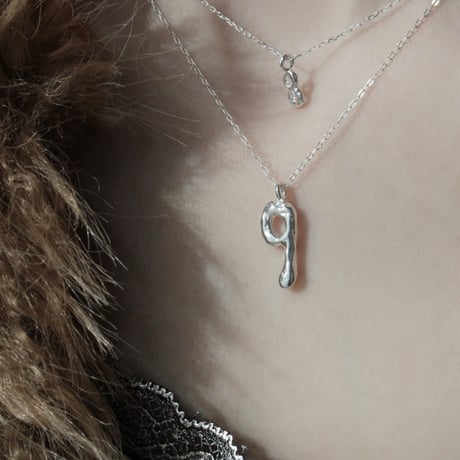 norme numbering necklace / SV925