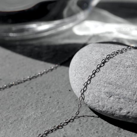 norme tag chain necklace / SV925