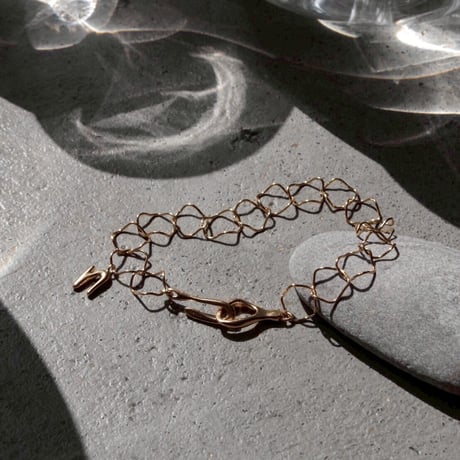 norme hook circle bracelet / SV925＋Gold Plated