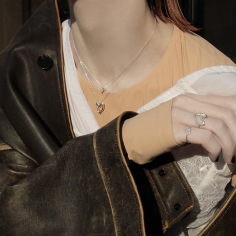 norme open heart ring / SV925