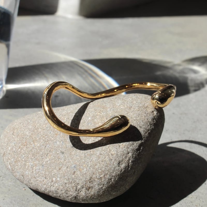soierieソワリー/l art palm cuff Metal art palm cuff (one color) | Soierie Onlin