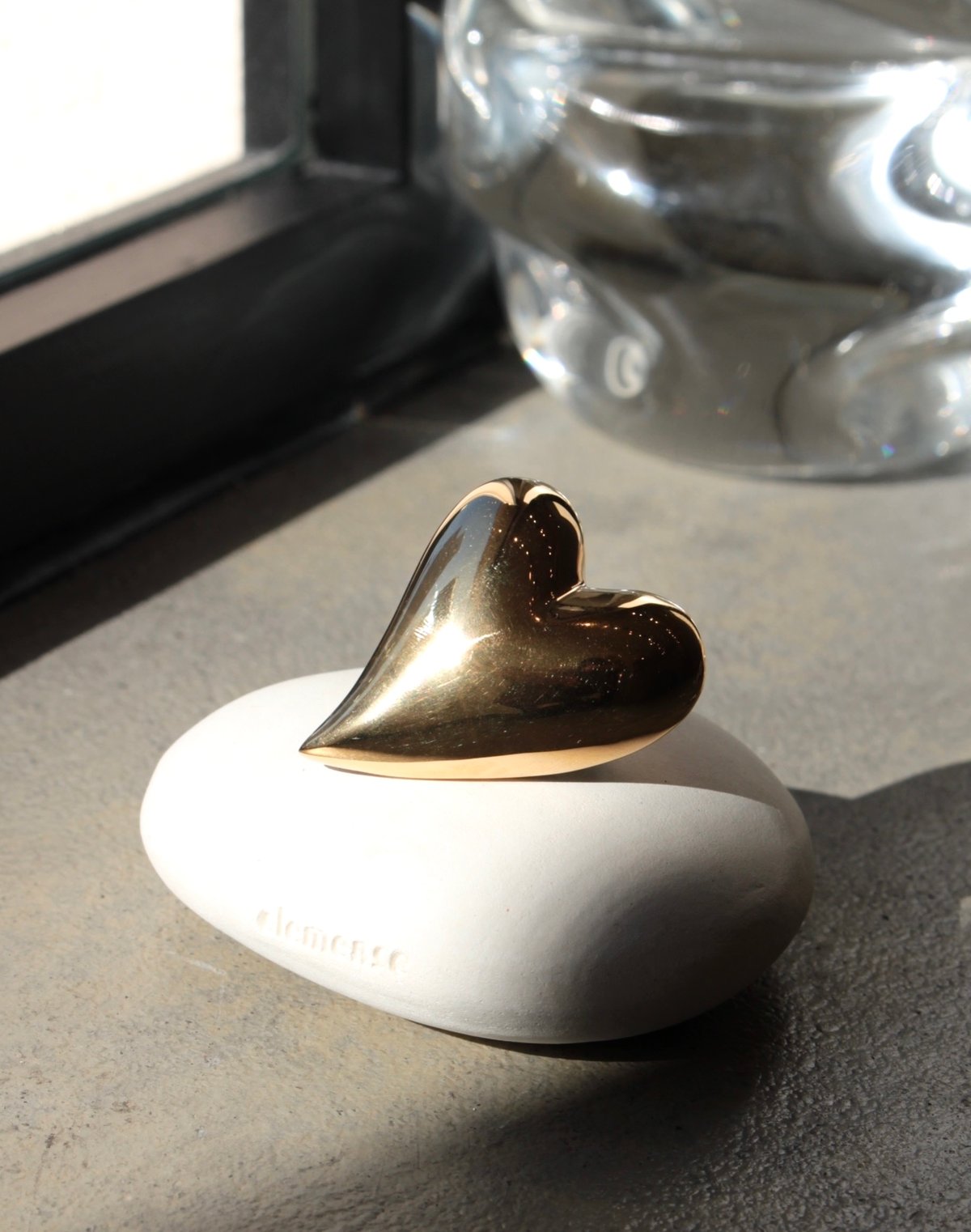  　413　ブローチ　ハートバイハート　ASCH刻印 GEORG JENSEN413ブローチハートバイハートASCH刻印