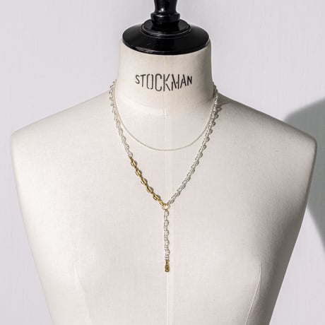 Layered necklace (3P) (mix color)