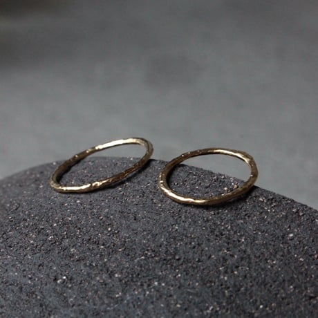 norme uncut ring (1p) / SV925＋Gold Plated