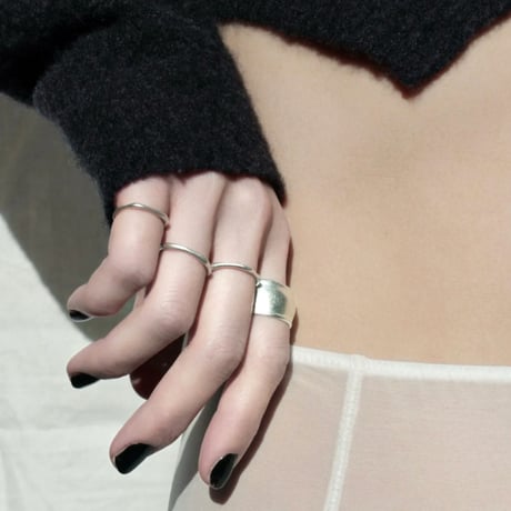 norme dew slim ring (Matt) / SV925