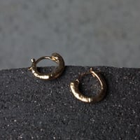 norme uncut hoop pierce (2p) / SV925＋Gold Plated