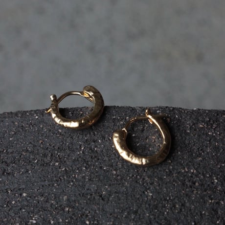 norme uncut hoop pierce (2p) / SV925＋Gold Plated