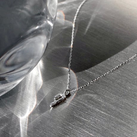 norme numbering mini necklace / SV925