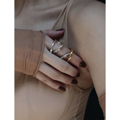 Connect loop earcuff ring (one color)