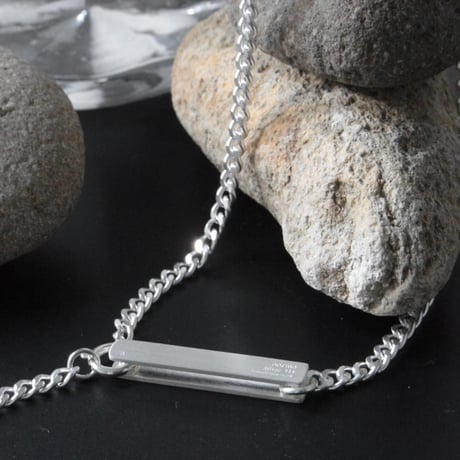 norme ID Plate necklace / SV925