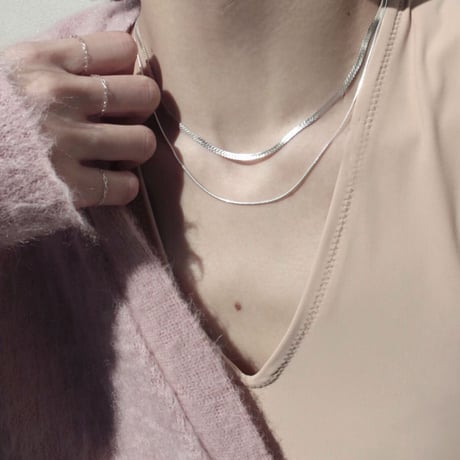 norme cord necklace / SV925