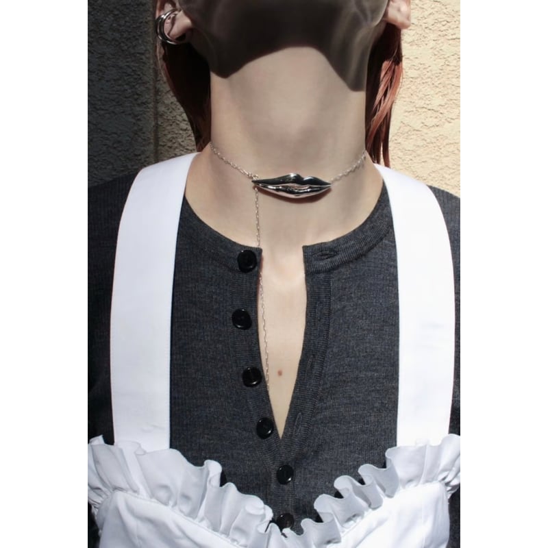 soierie ソワリー　チョーカー　ネックレス Lip motif necklace【Exclusive item】 | Soierie On
