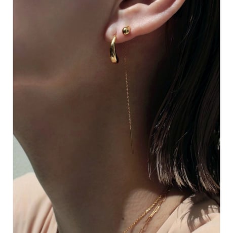 norme second american pierce / SV925＋Gold Plated