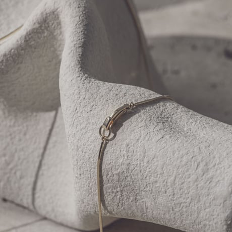 norme polished necklace / K18