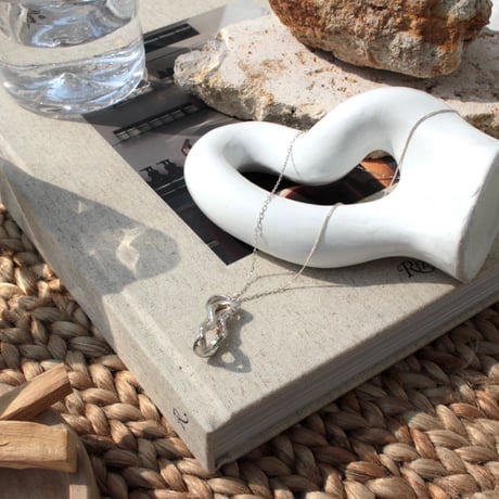 Clay long necklace