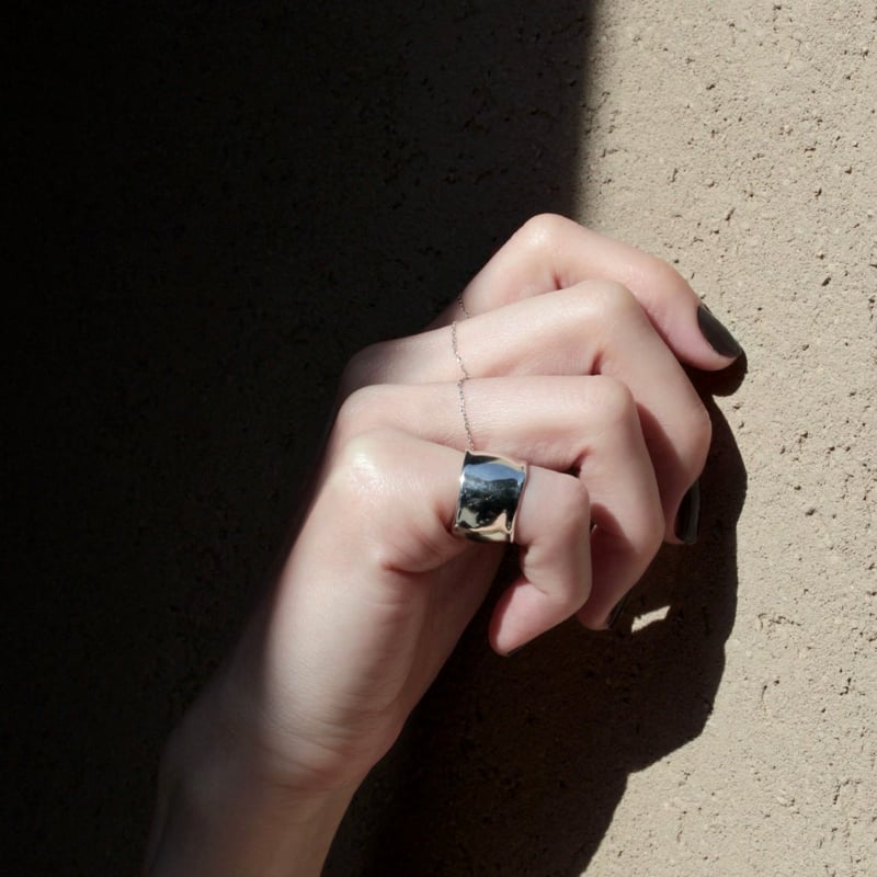 norme dew pinky ring / Silver | Soierie Online 