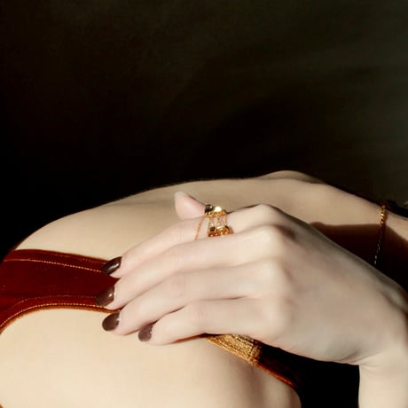 norme playing chain ring / SV925＋Gold Plated