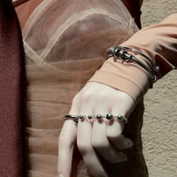 Metal ball carabiner ring