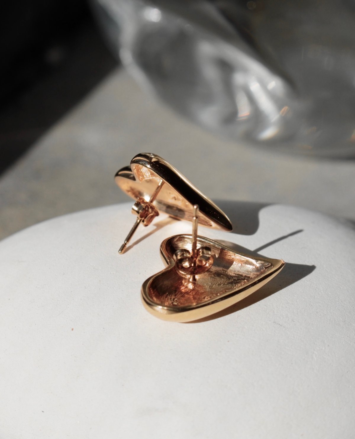 Heart pierce / Gold 【Silver 925 product】 | Soie