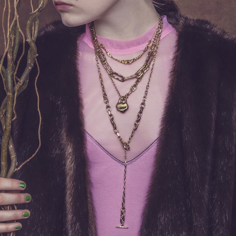 Mantel long necklace | Soierie WEB STORE