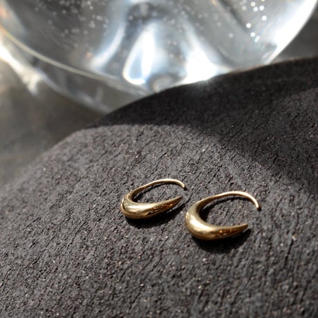 norme clear circle pierce / SV925＋Gold Plated