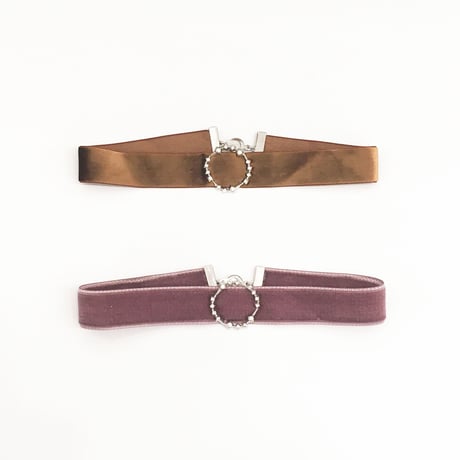 Velour choker (Constellation circle motif)