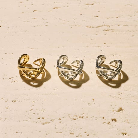 Tribal pinky cuff ring