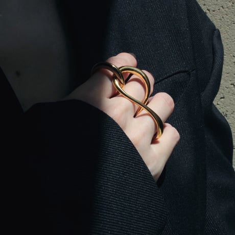 Connect eight loop ring (large/2P) (one color)