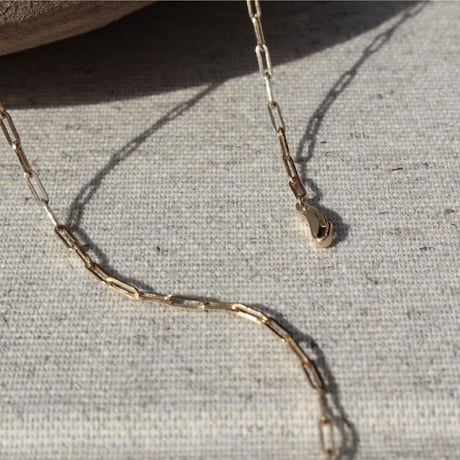 norme air metal necklace / K18
