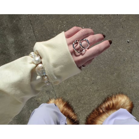 Tangled earcuff ring (1P) (one color)