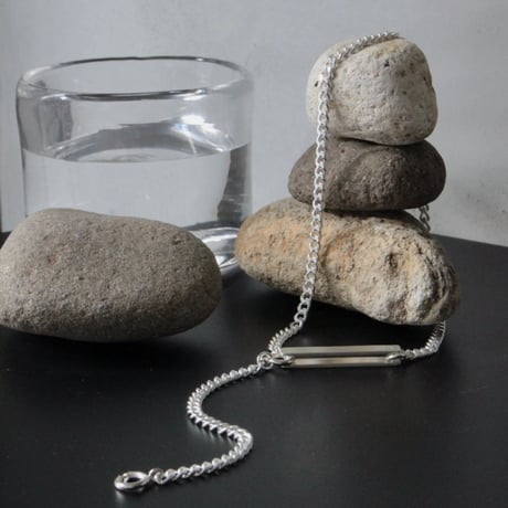 norme ID Plate necklace / SV925