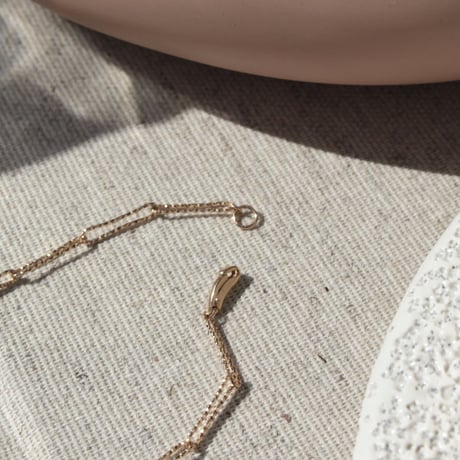 norme shimmer necklace / K18