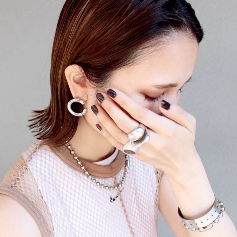 Ball chain necklace / 6.5mm / Matt silver［Unise