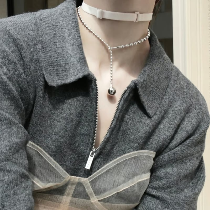Pome ballchain necklace | Soierie Online Store