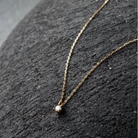 norme diamond necklace / SV925＋Gold Plated