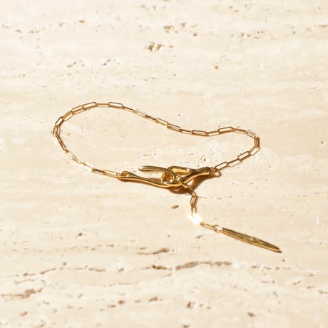 norme hook bracelet / SV925＋Gold Plated