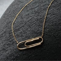 norme uncut clip necklace / SV925＋Gold Plated