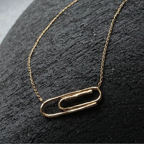 norme uncut clip necklace / SV925＋Gold Plated