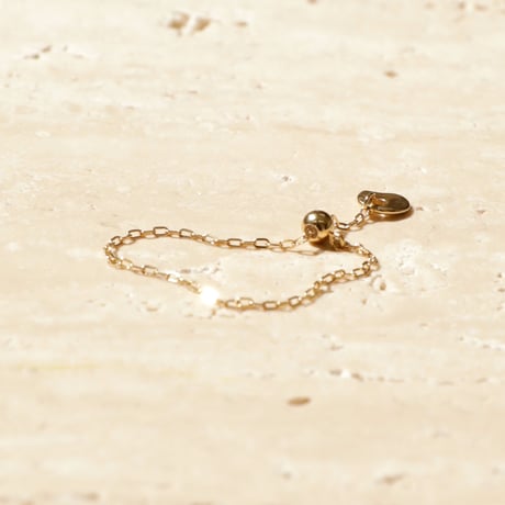 norme tag chain ring (Round type) / SV925＋Gold Plated