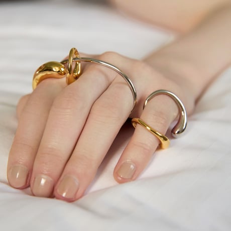 Practical over earcuff ring (mix color)