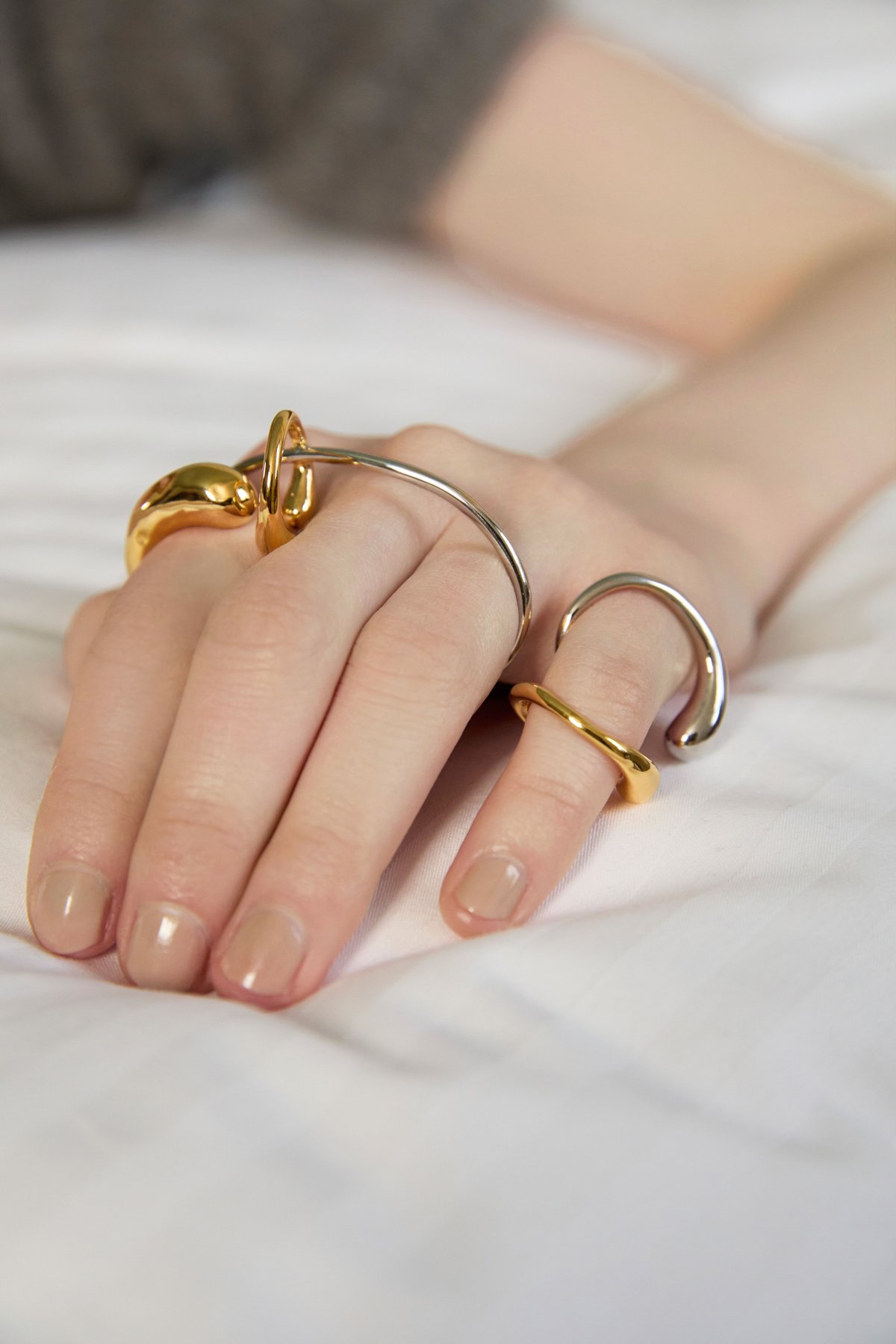 Practical over earcuff ring (mix color) | Soier