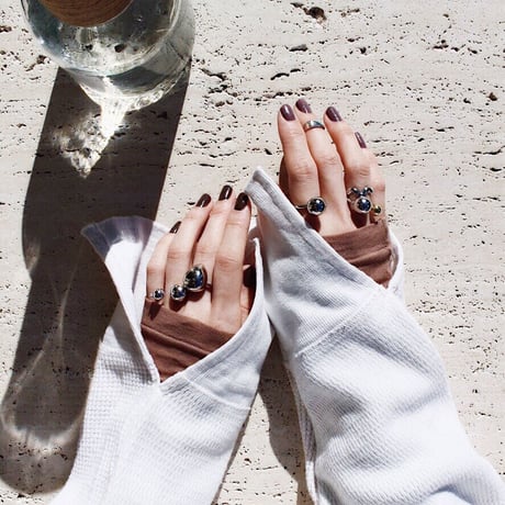 Metal stone ring
