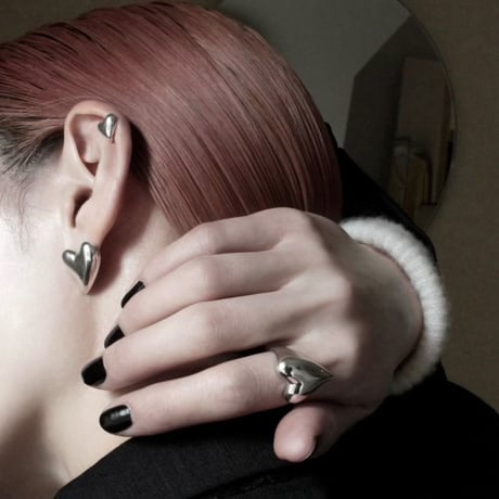 Heart pierce / Silver【Silver 925 product】
