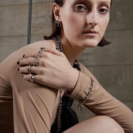 Dark metal bracelet