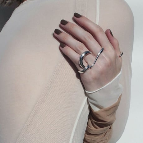 Connect eight loop ring (small/2P) (one color)