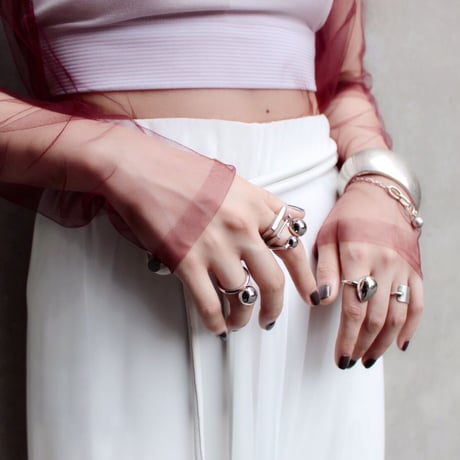 Metal stone ring