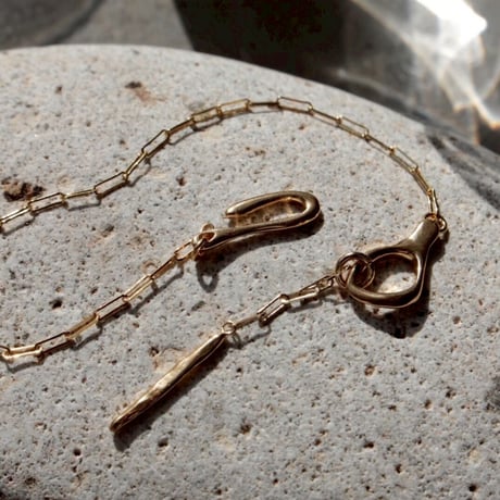 norme hook bracelet / SV925＋Gold Plated