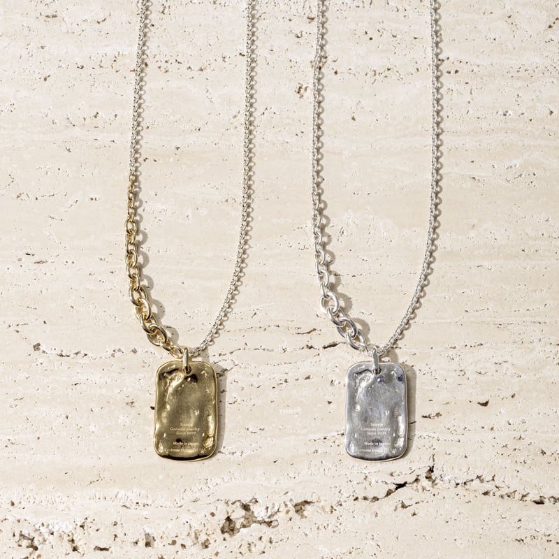 アクセサリー Soierie Mud wall id necklace Mud wall id necklace/ Gold [Unisex line] | Soie