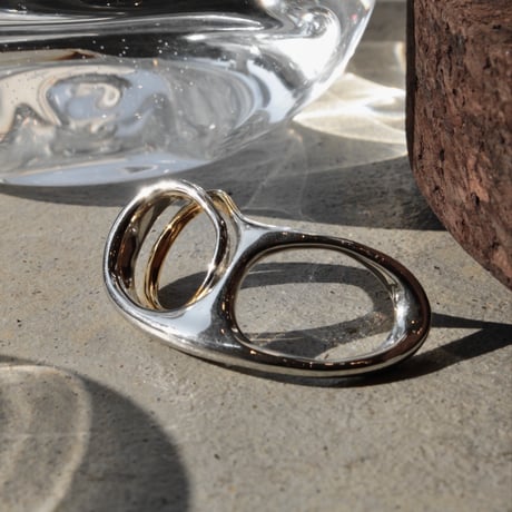 Fibula loop nestle ring (mix color)
