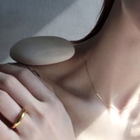 norme polished necklace / K18